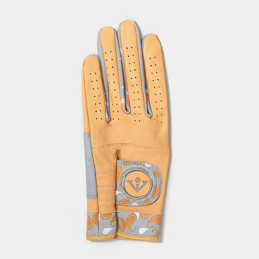 Park Paisley | Women's Gold Golf Glove